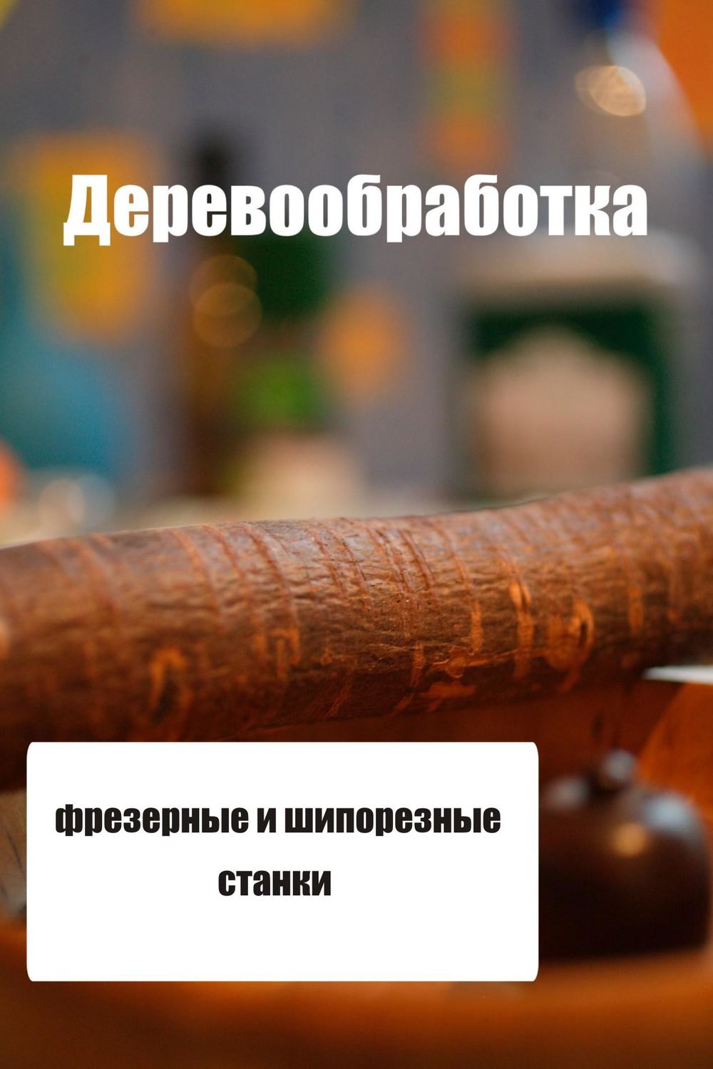 Обложка книги «Фрезерные и шипорезные станки»