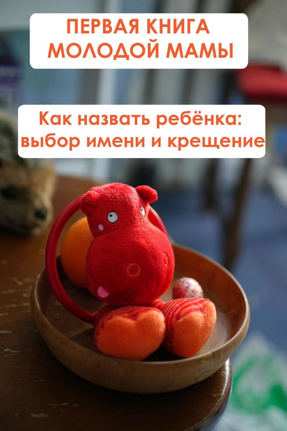 Обложка книги «Как назвать ребёнка: выбор имени и крещение»