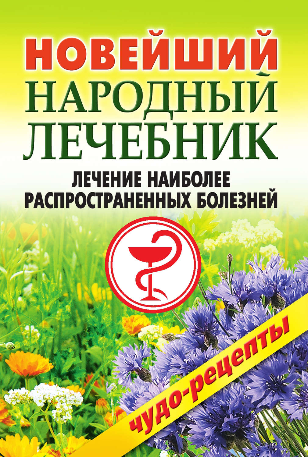 Обложка книги «Новейший народный лечебник. Лечение наиболее распространенных болезней»