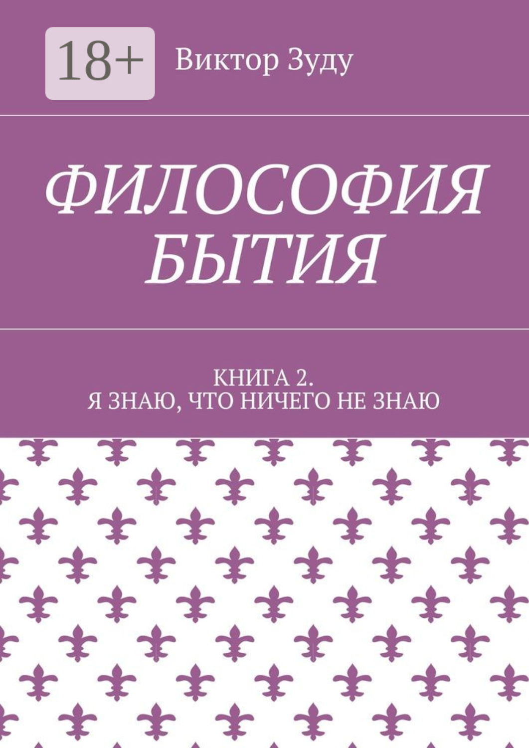 Обложка книги «Философия бытия. Книга 2. Я знаю, что ничего не знаю»