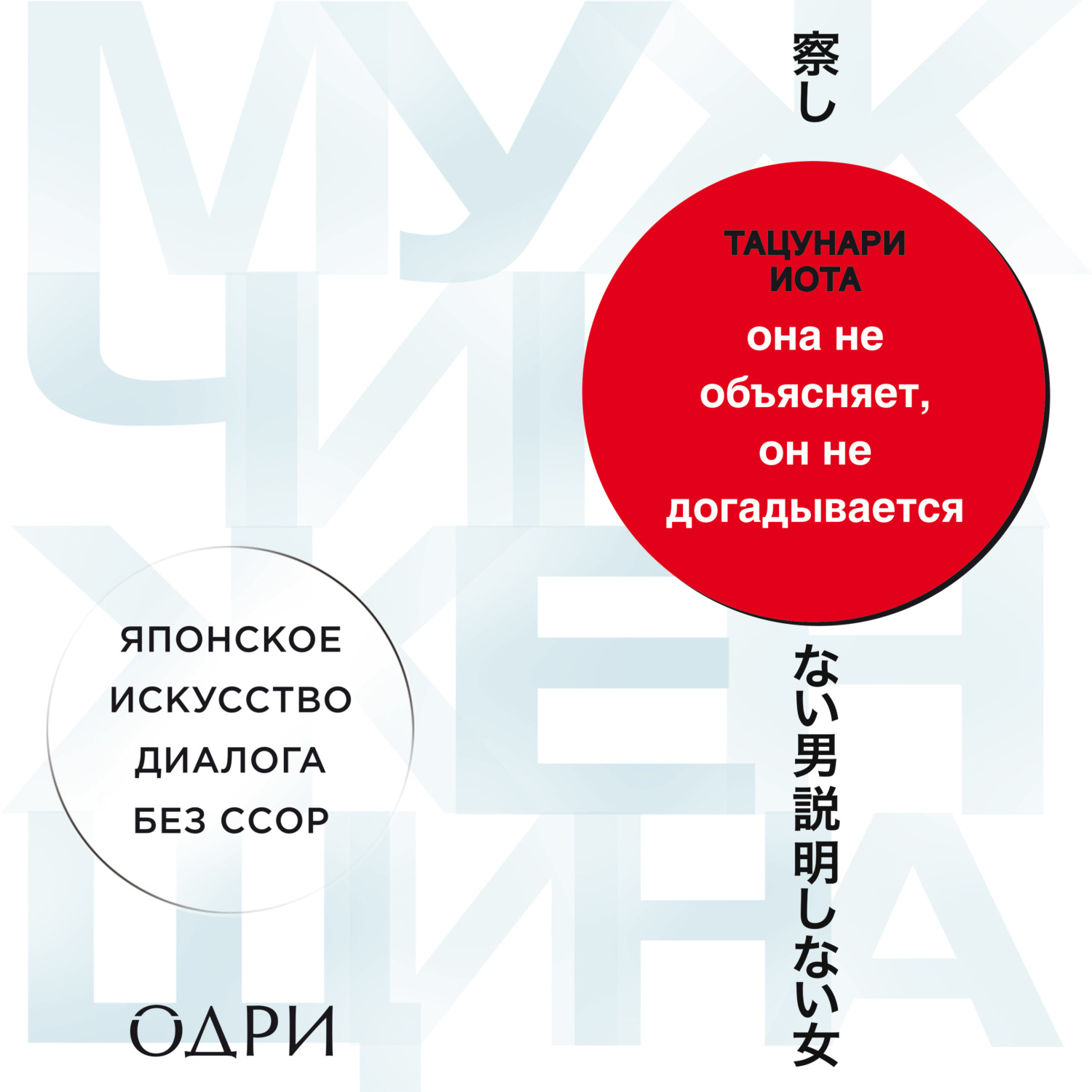 Обложка книги «Она не объясняет, он не догадывается. Японское искусство диалога без ссор»