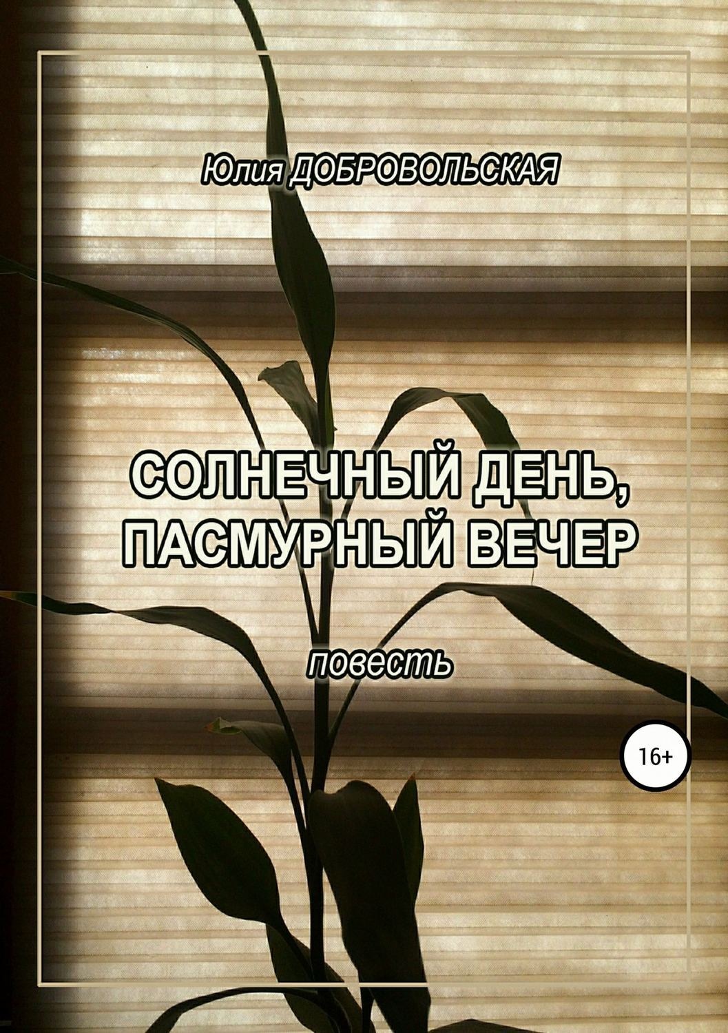 Обложка книги «Солнечный день, пасмурный вечер»