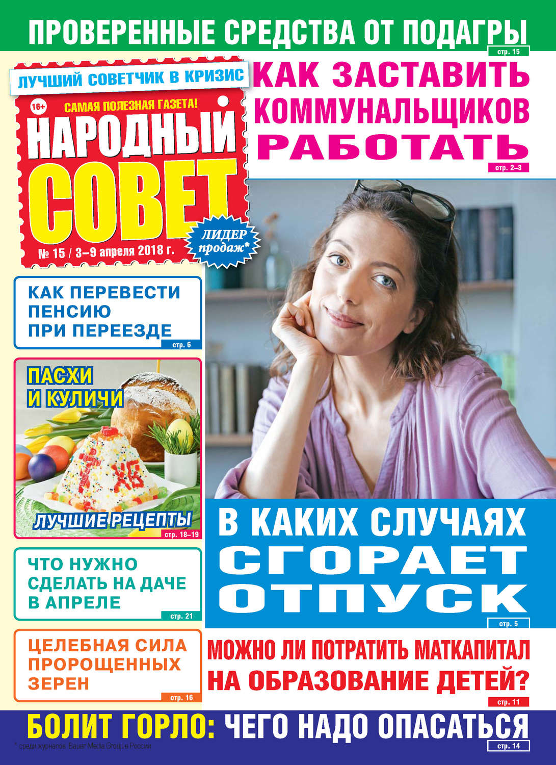 Обложка книги «Народный совет №15/2018»