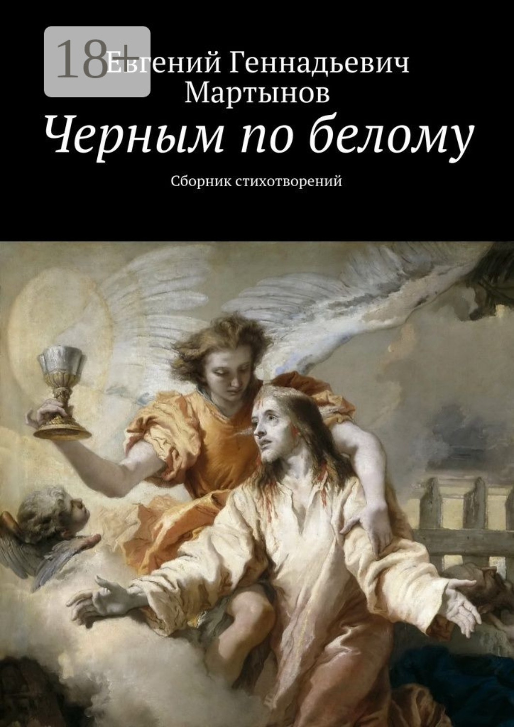 Обложка книги «Черным по белому. Сборник стихотворений»