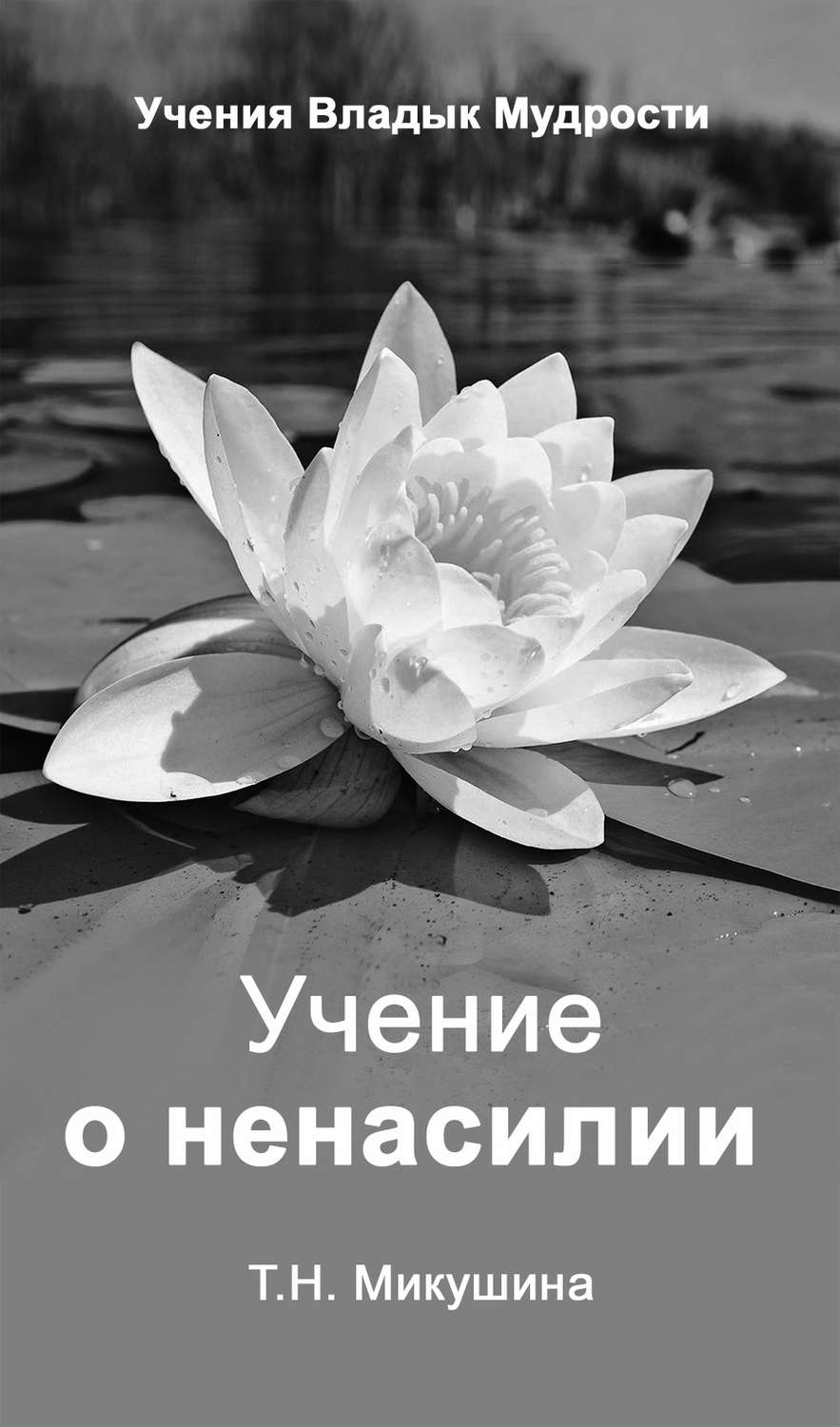 Обложка книги «Учение о ненасилии»