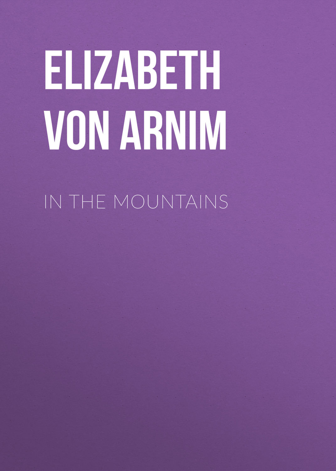 Обложка книги «In the Mountains»