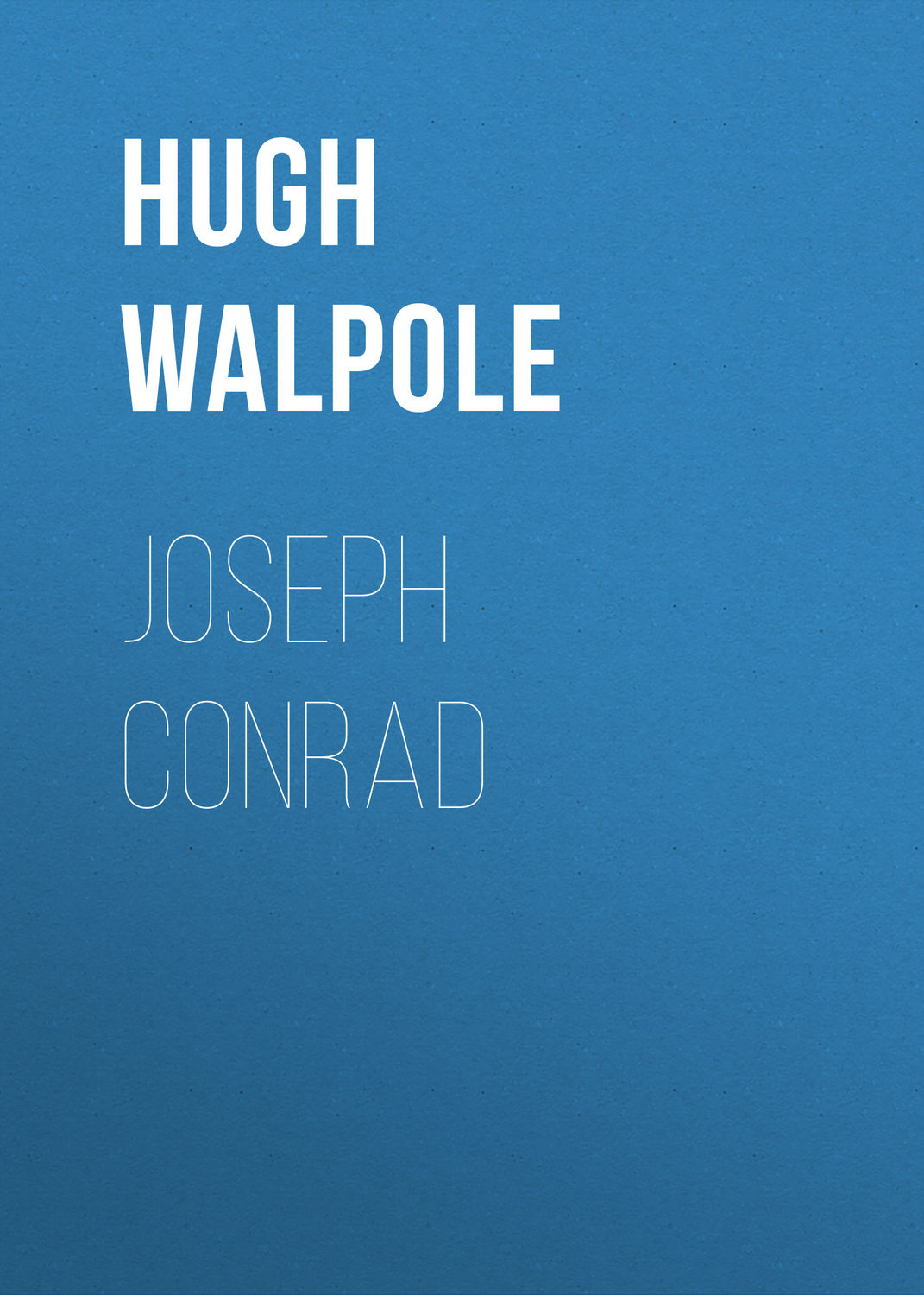 Обложка книги «Joseph Conrad»