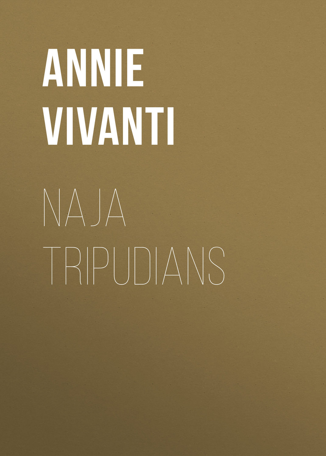 Обложка книги «Naja tripudians»