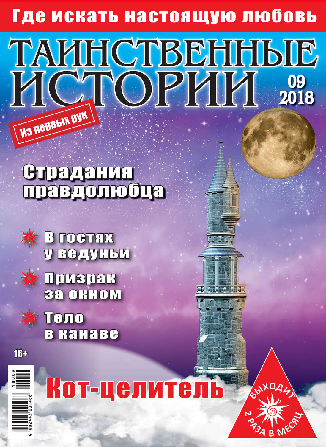 Обложка книги «Таинственные истории №09/2018»