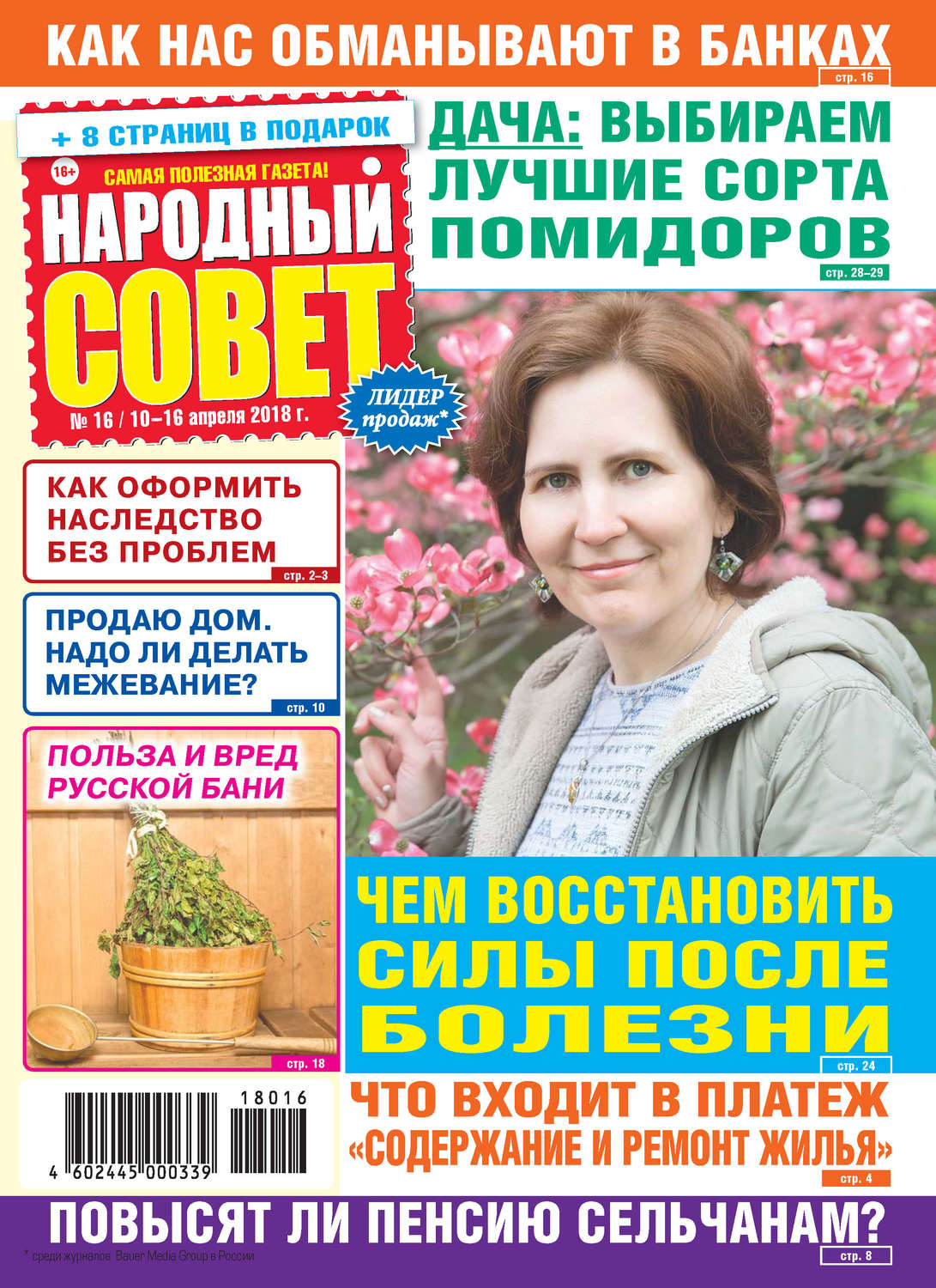 Обложка книги «Народный совет №16/2018»