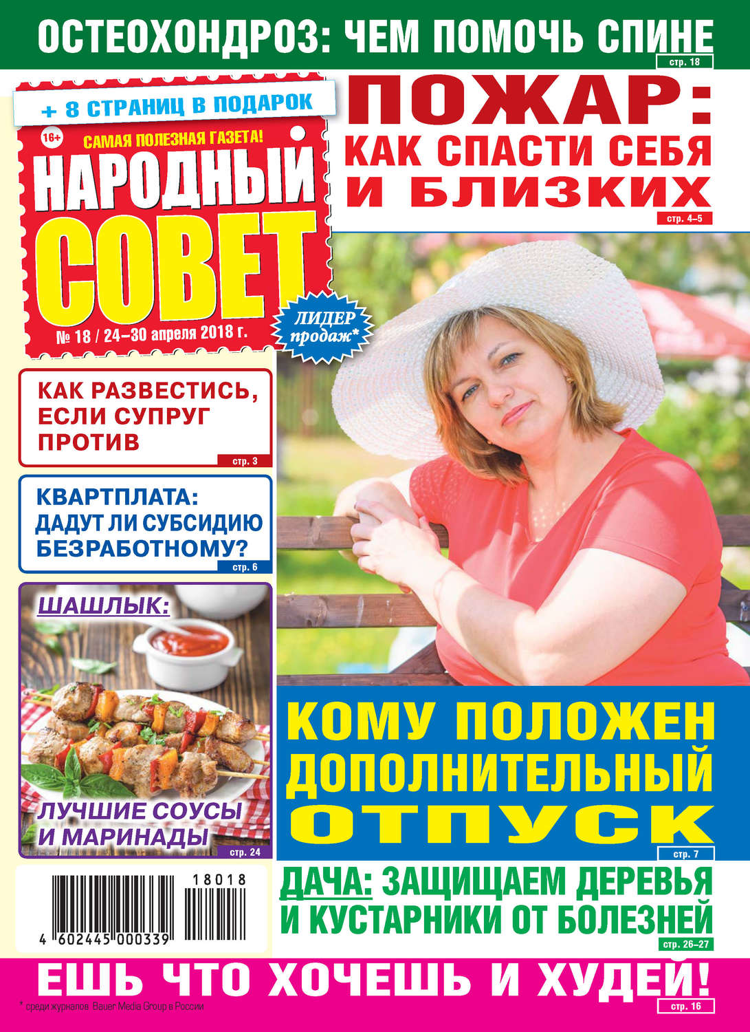 Обложка книги «Народный совет №18/2018»