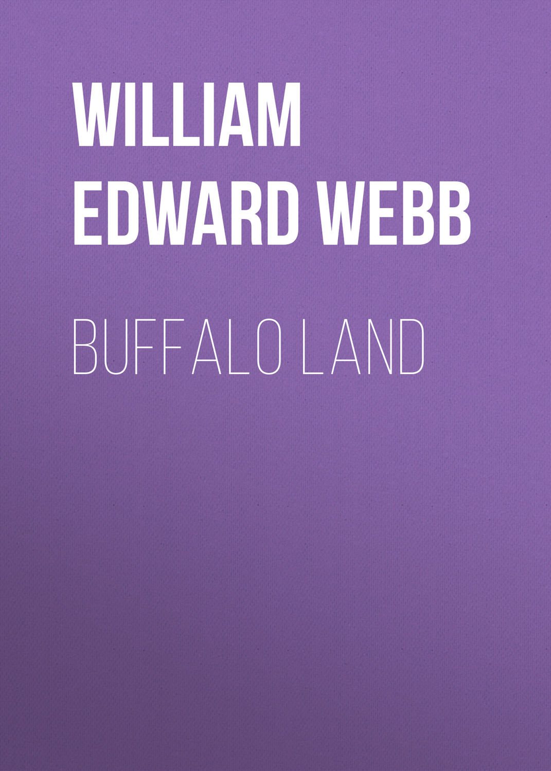 Обложка книги «Buffalo Land»