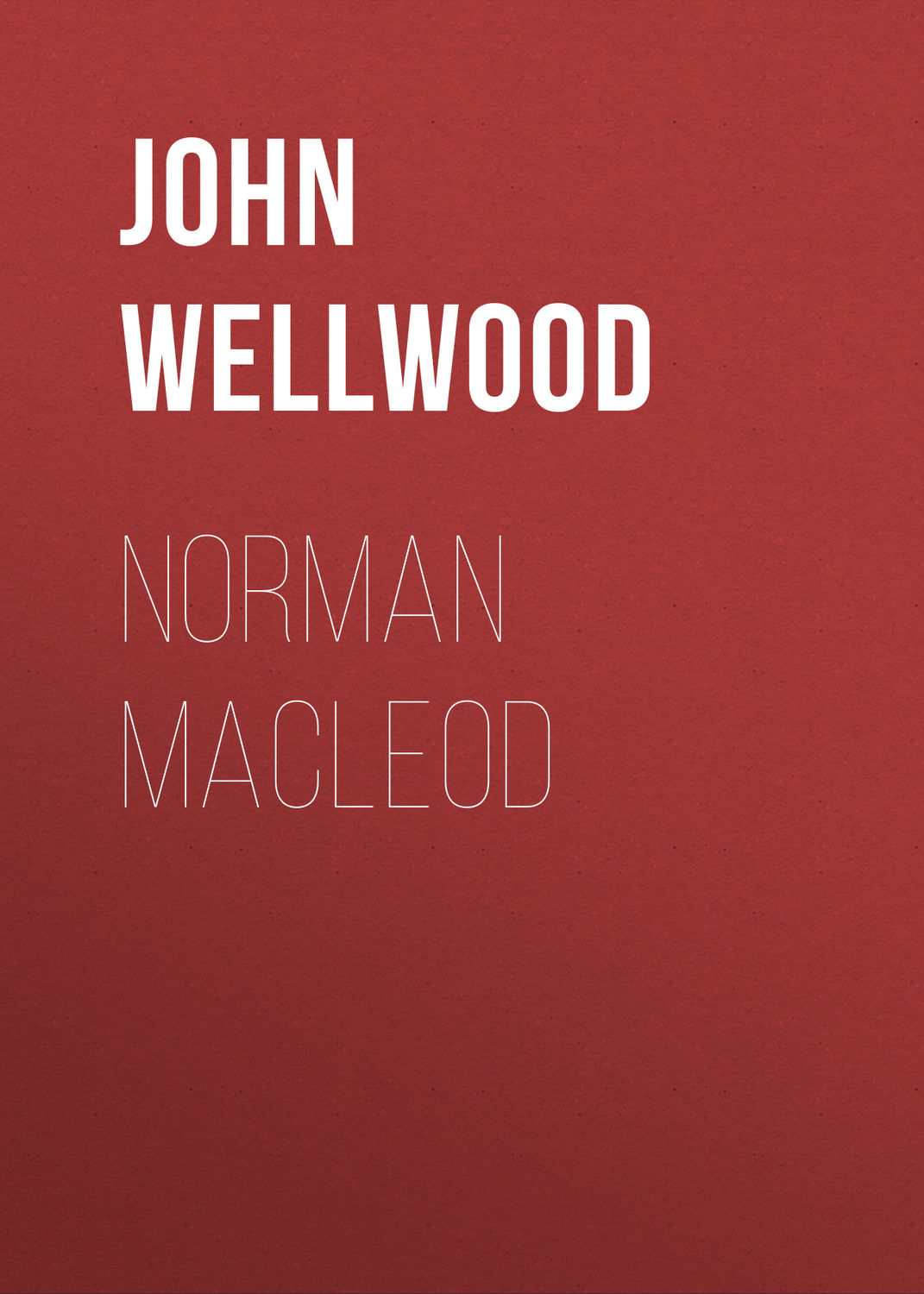 Обложка книги «Norman Macleod»
