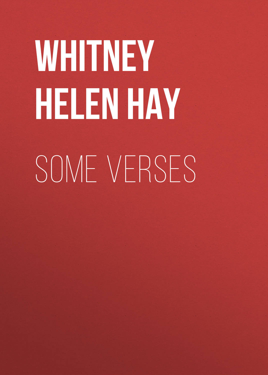 Обложка книги «Some Verses»