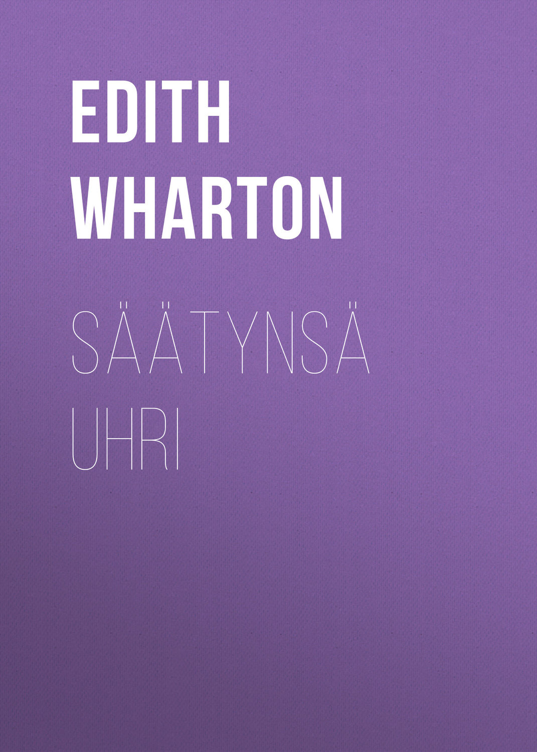 Обложка книги «Säätynsä uhri»