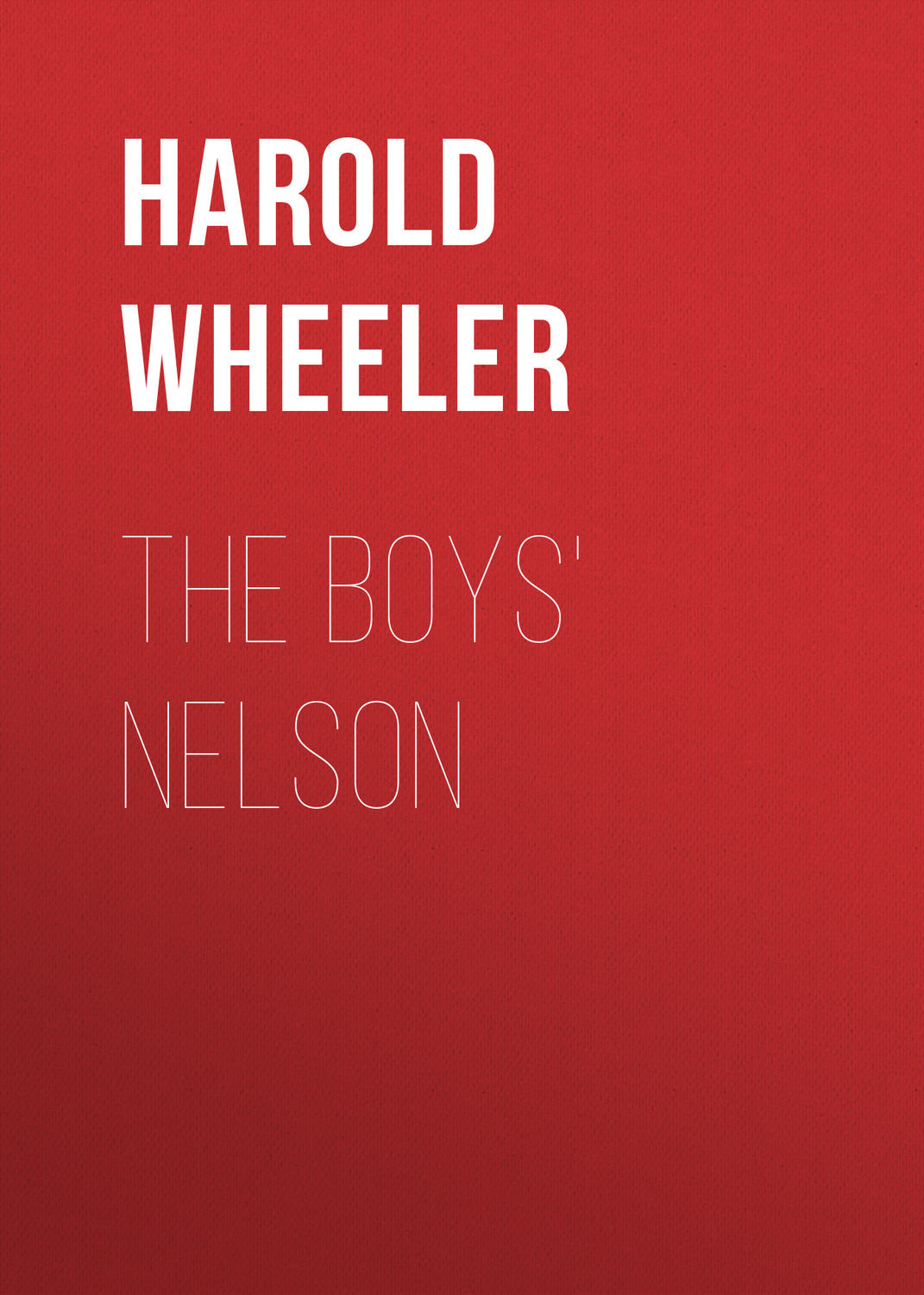 Обложка книги «The Boys' Nelson»