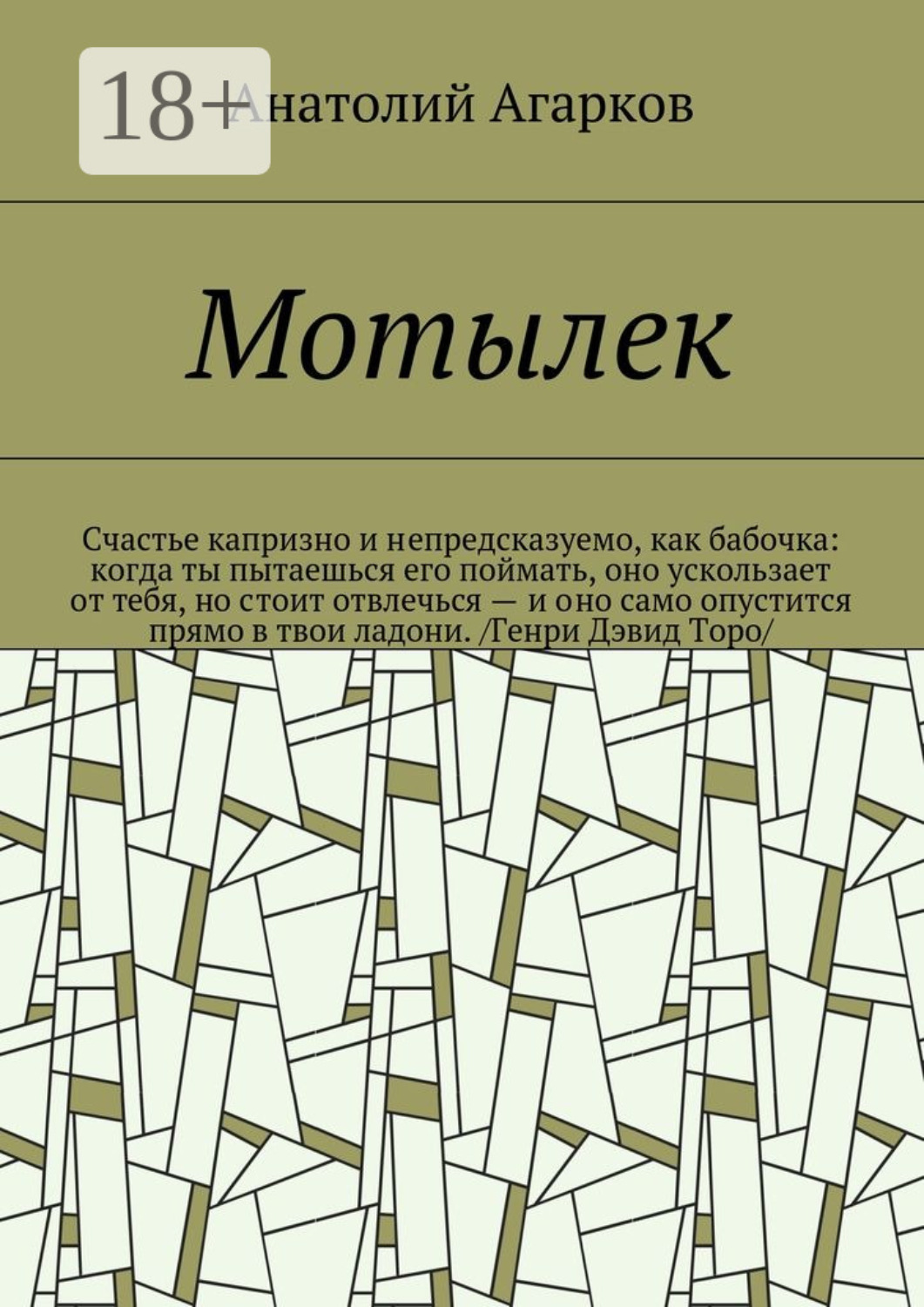 Обложка книги «Мотылек»