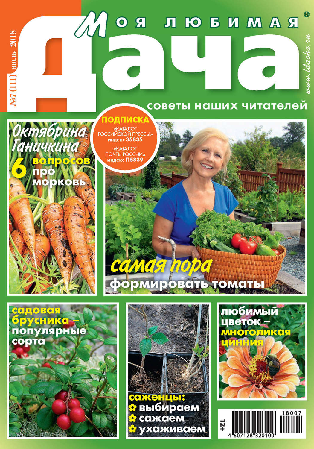 Обложка книги «Моя любимая дача №7/2018»