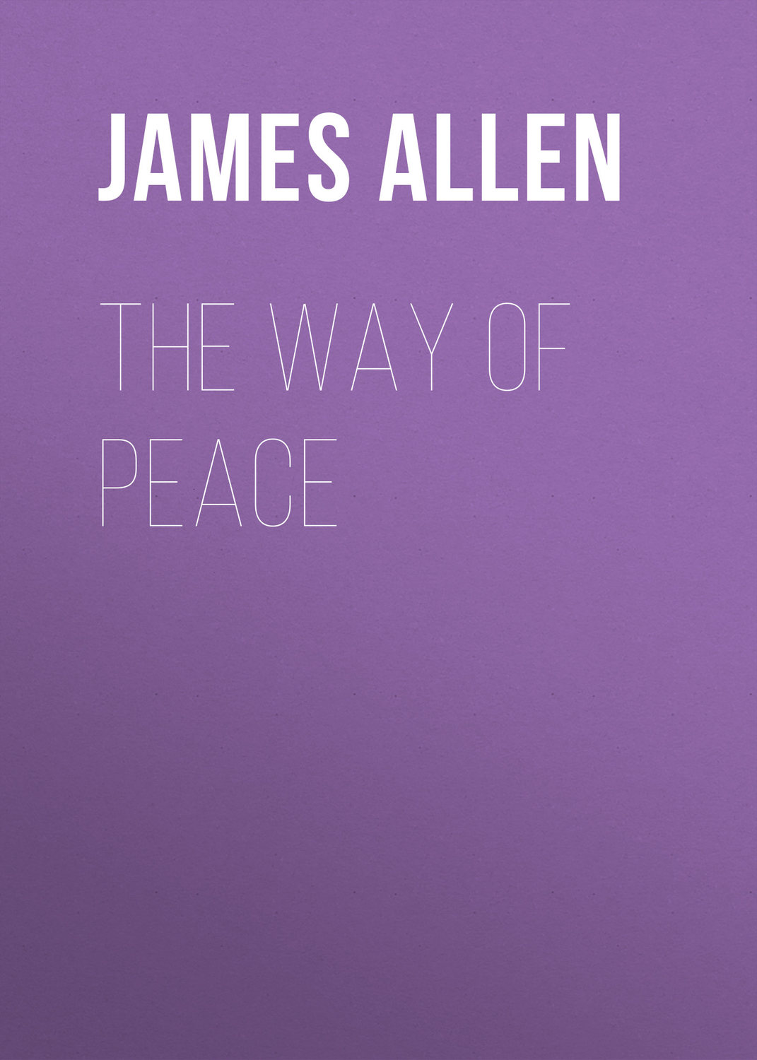 Обложка книги «The Way of Peace»