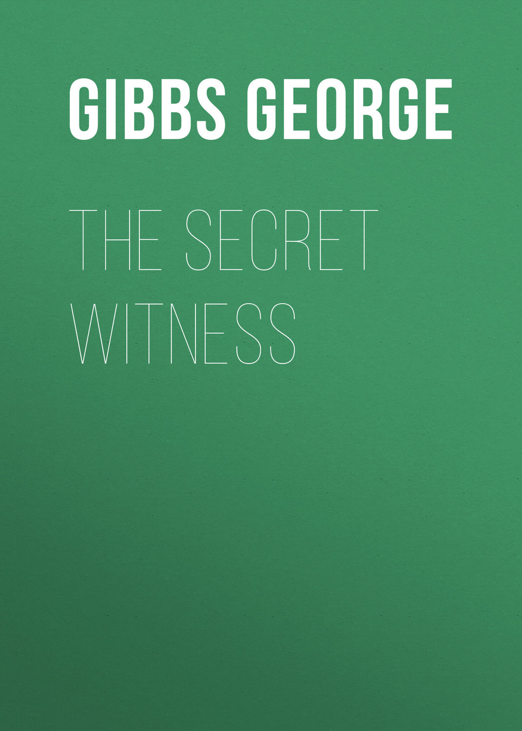 Обложка книги «The Secret Witness»