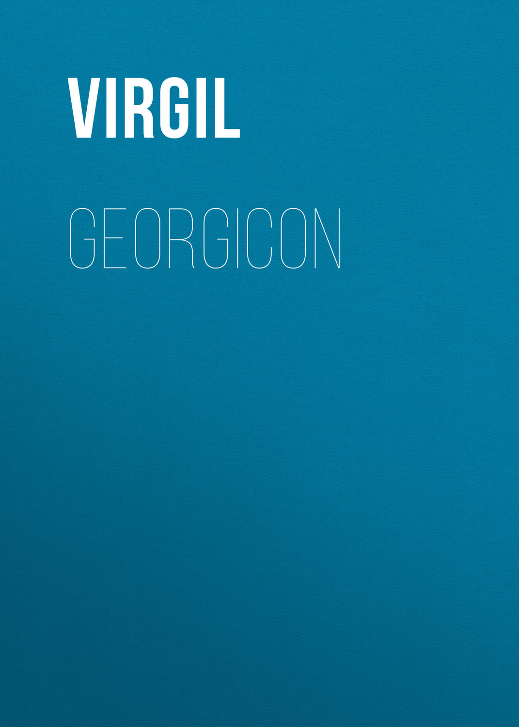 Обложка книги «Georgicon»