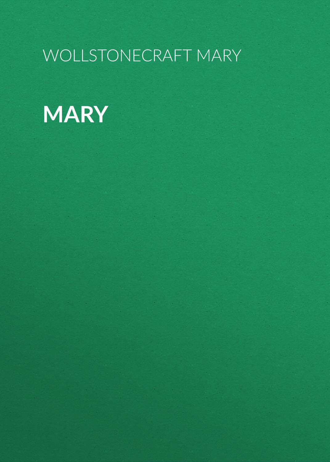 Обложка книги «Mary»