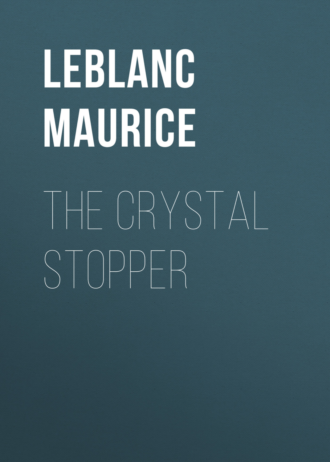 Обложка книги «The Crystal Stopper»