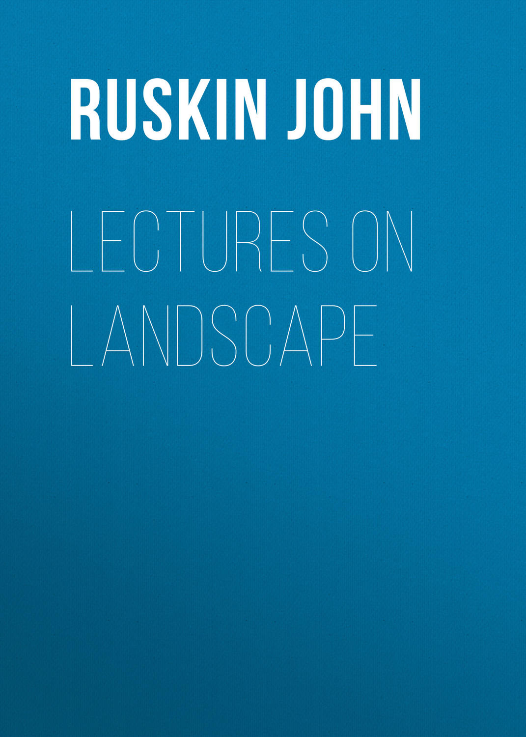 Обложка книги «Lectures on Landscape»