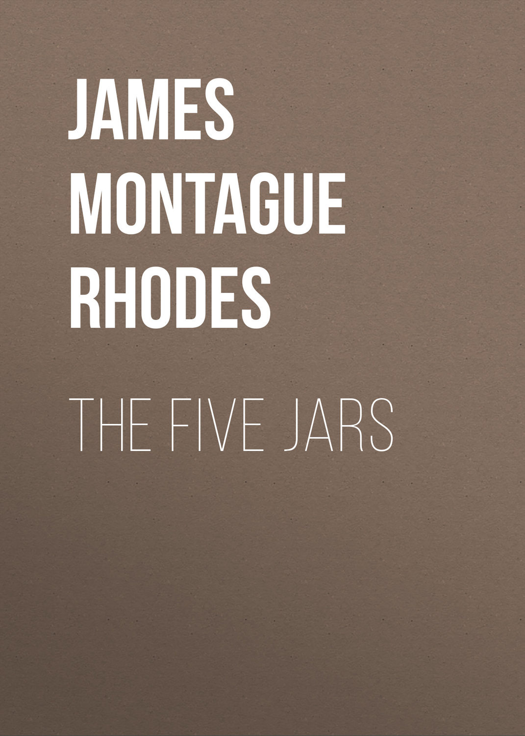 Обложка книги «The Five Jars»