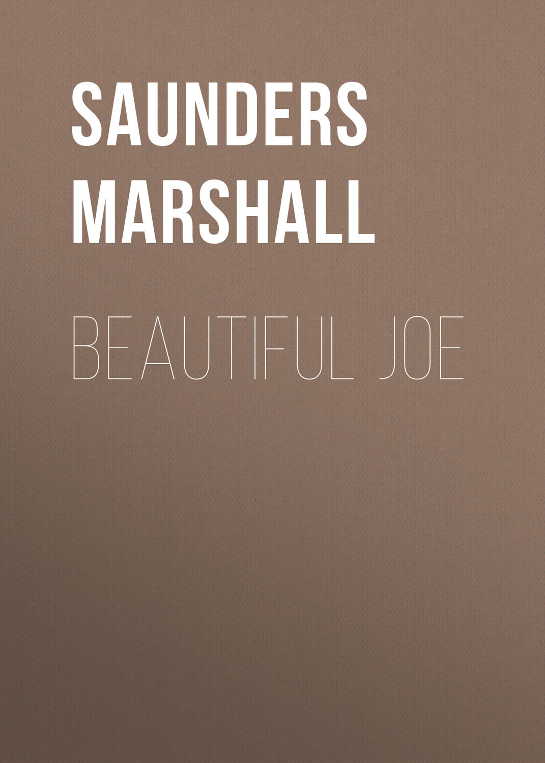 Обложка книги «Beautiful Joe»