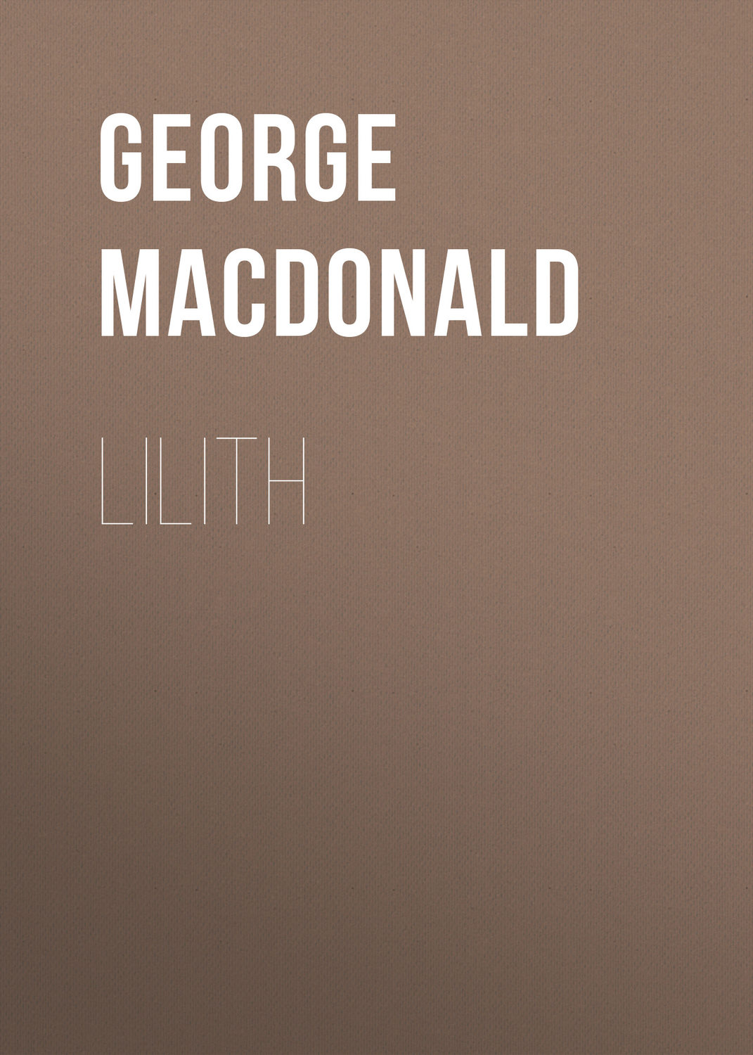 Обложка книги «Lilith»