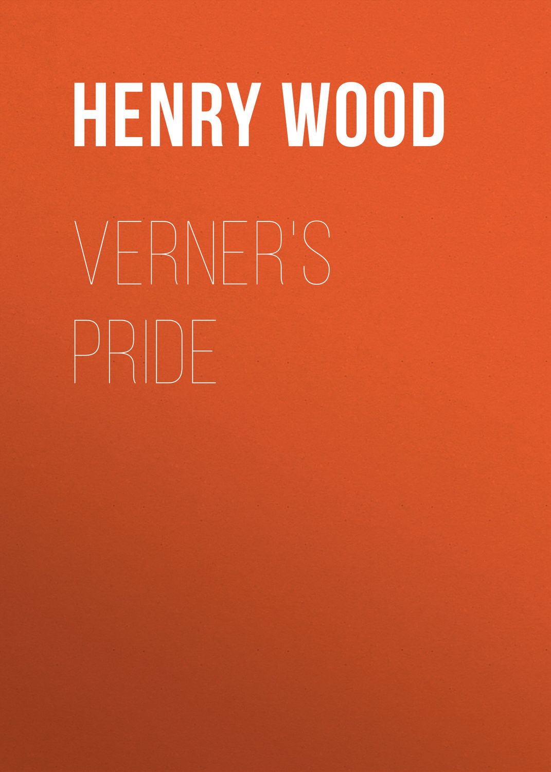 Обложка книги «Verner's Pride»