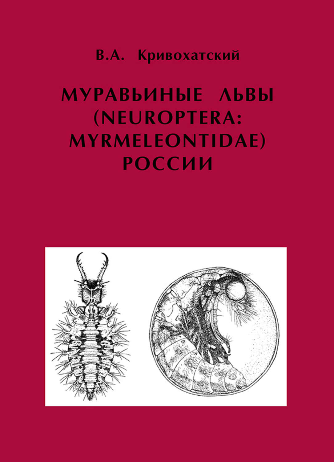Обложка книги «Муравьиные львы (Neuroptera: Myrmeleontidae) России»