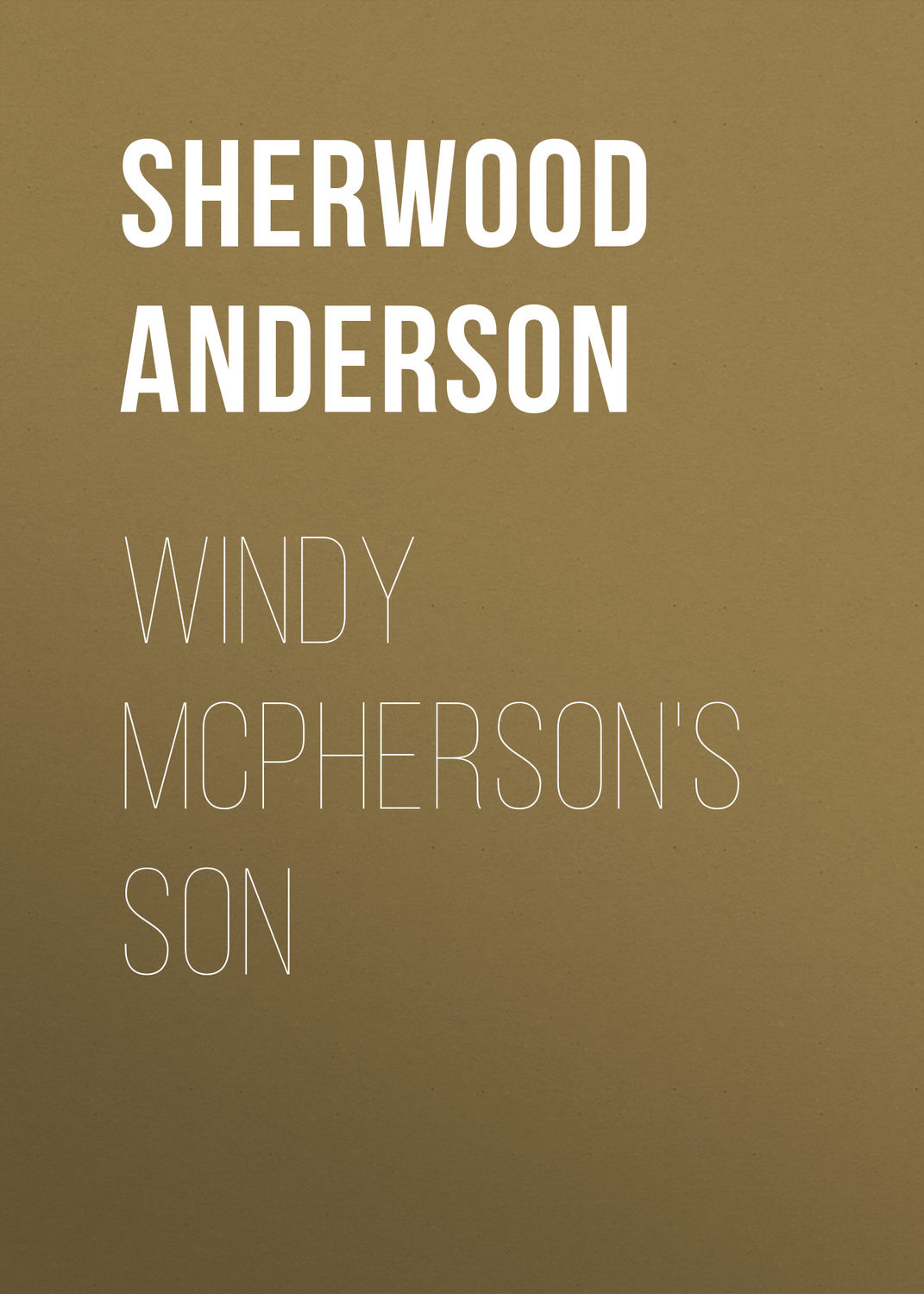 Обложка книги «Windy McPherson's Son»