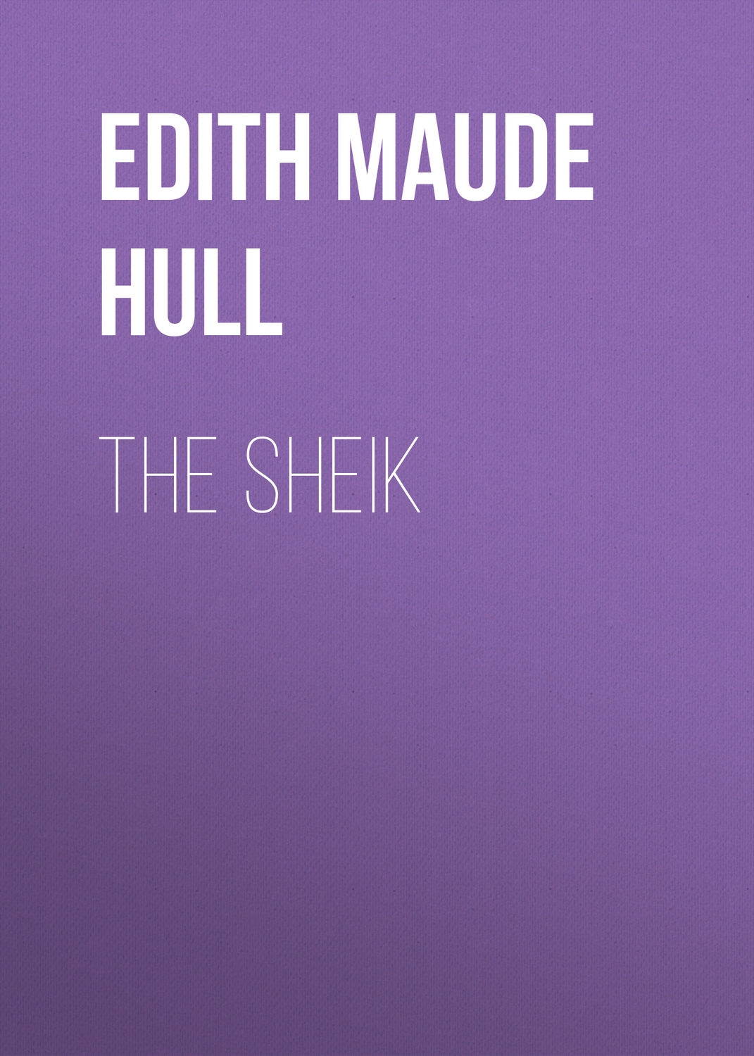 Обложка книги «The Sheik»