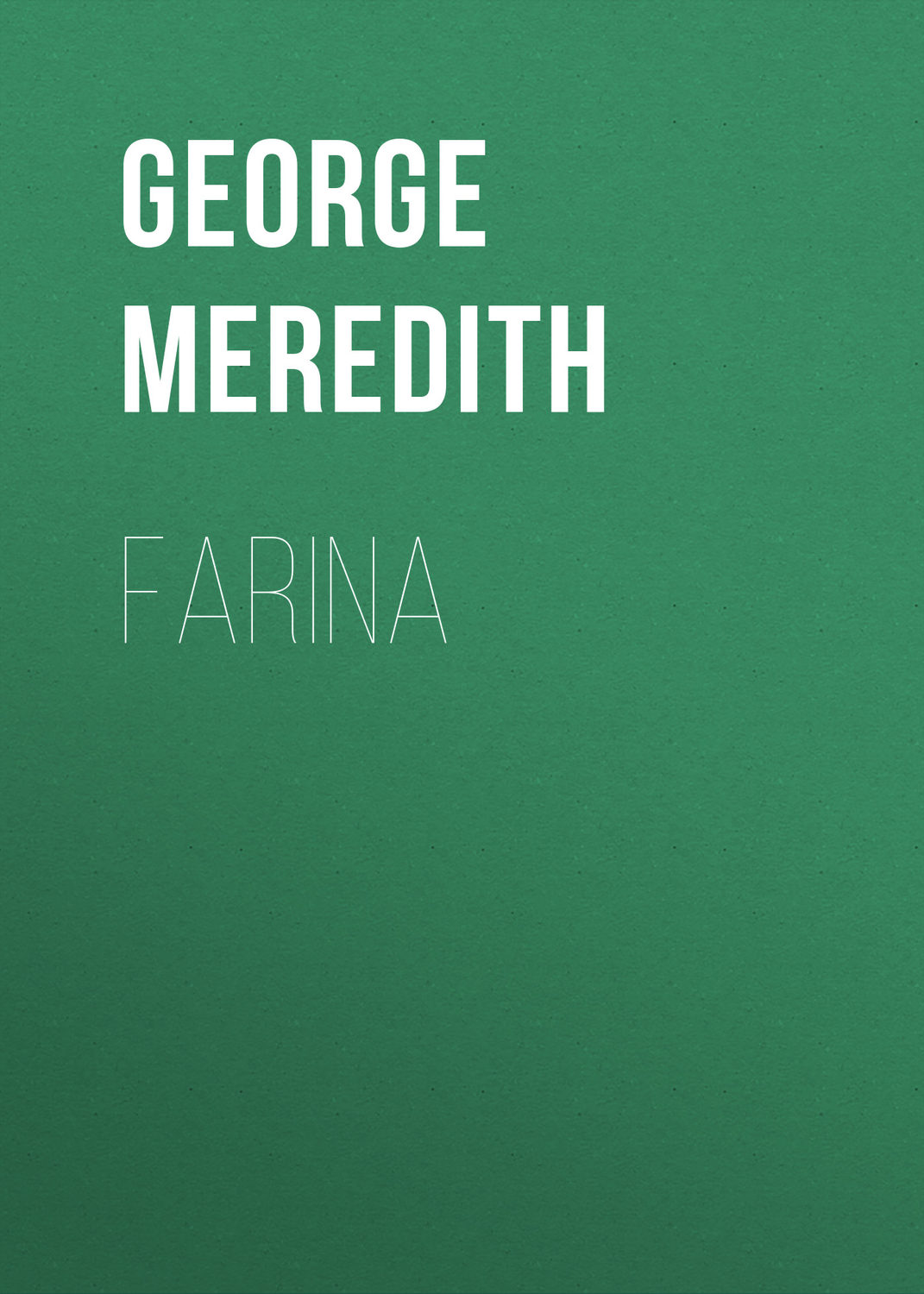 Обложка книги «Farina»