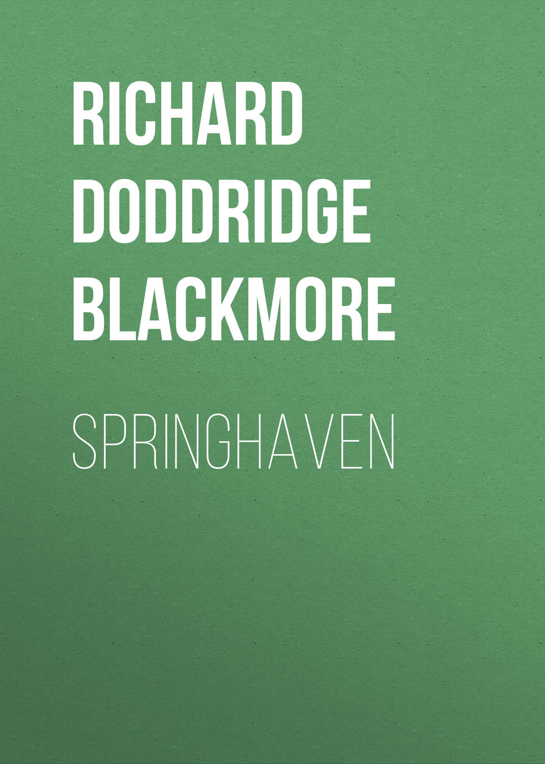 Обложка книги «Springhaven»