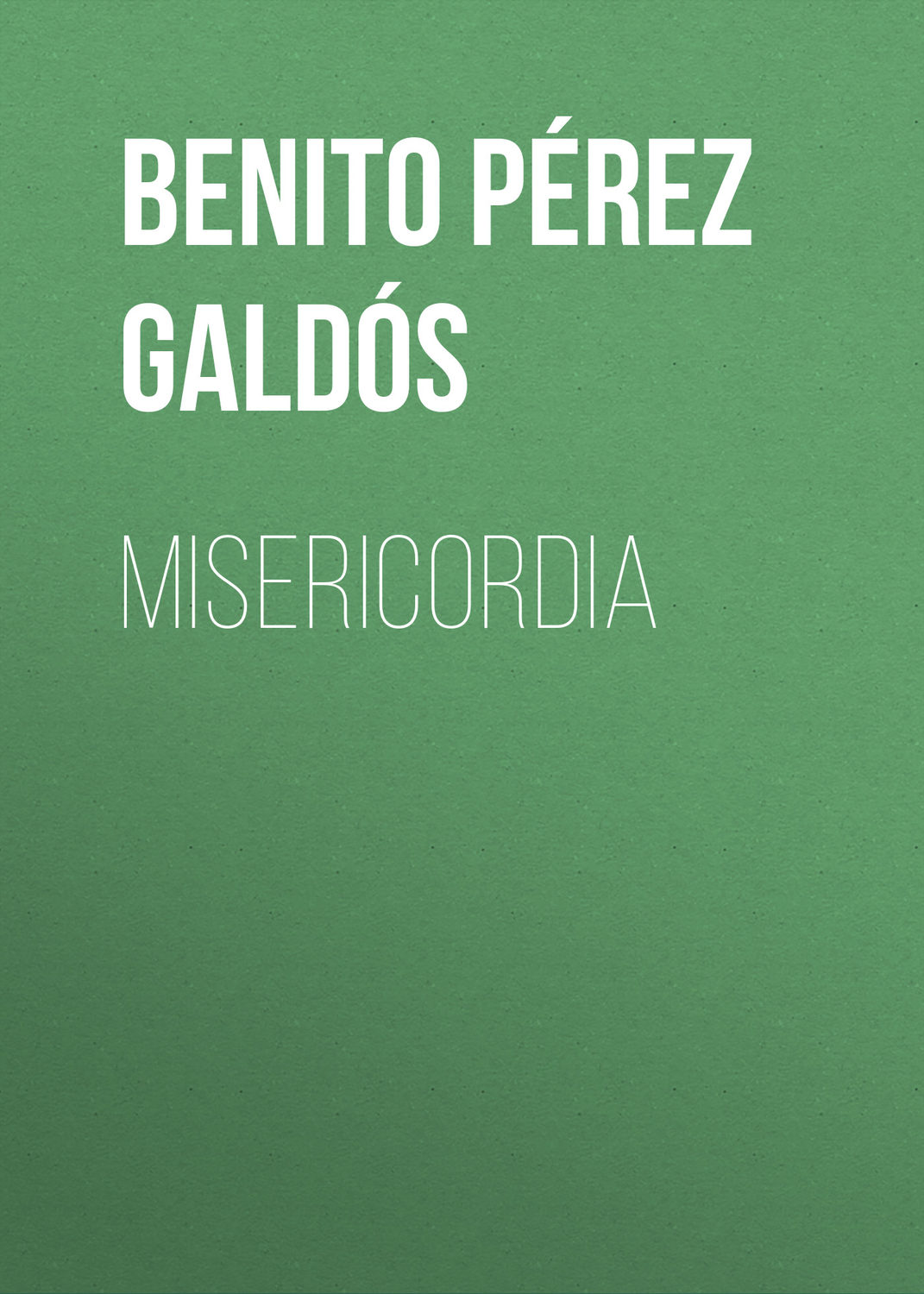 Обложка книги «Misericordia»