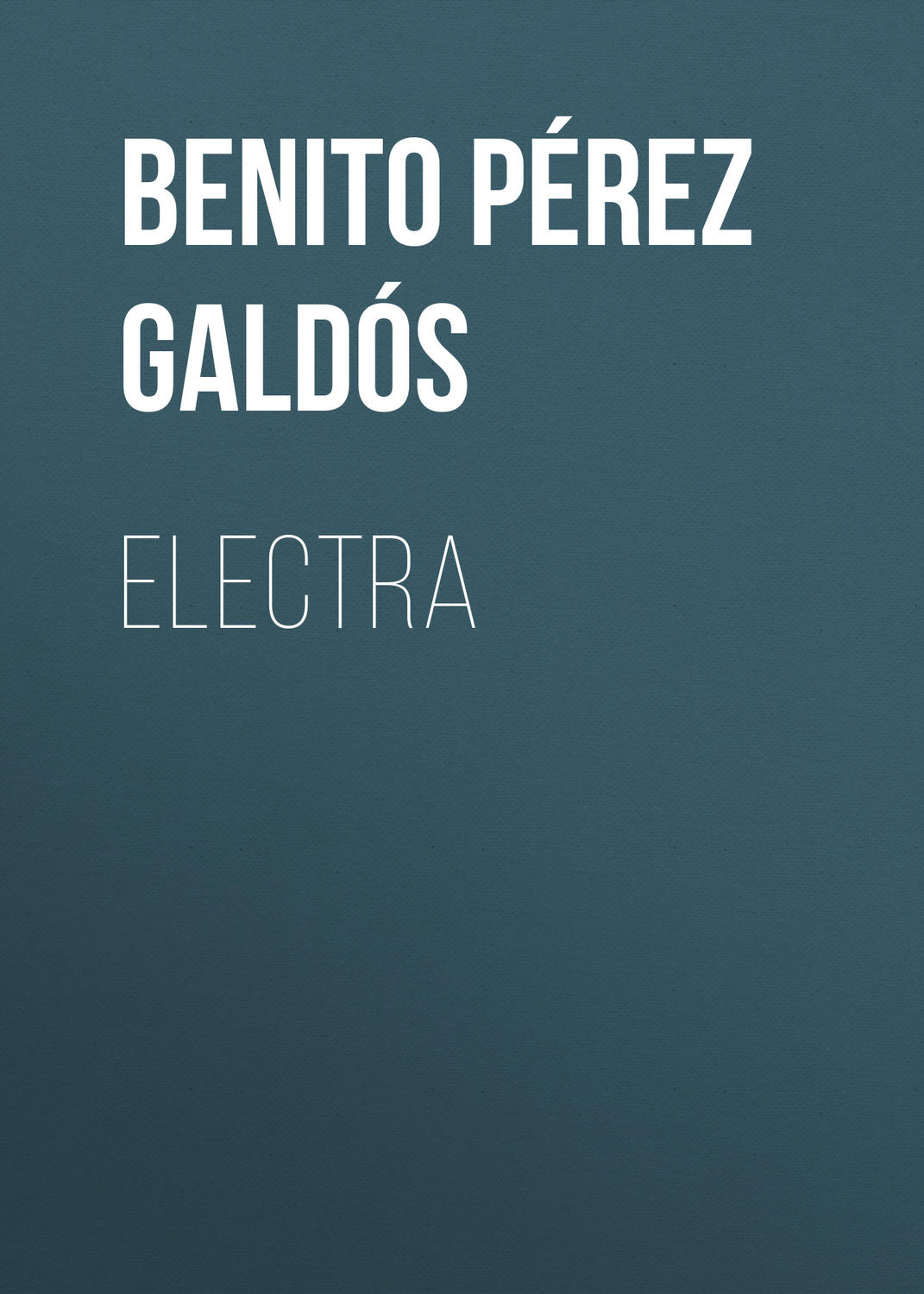 Обложка книги «Electra»