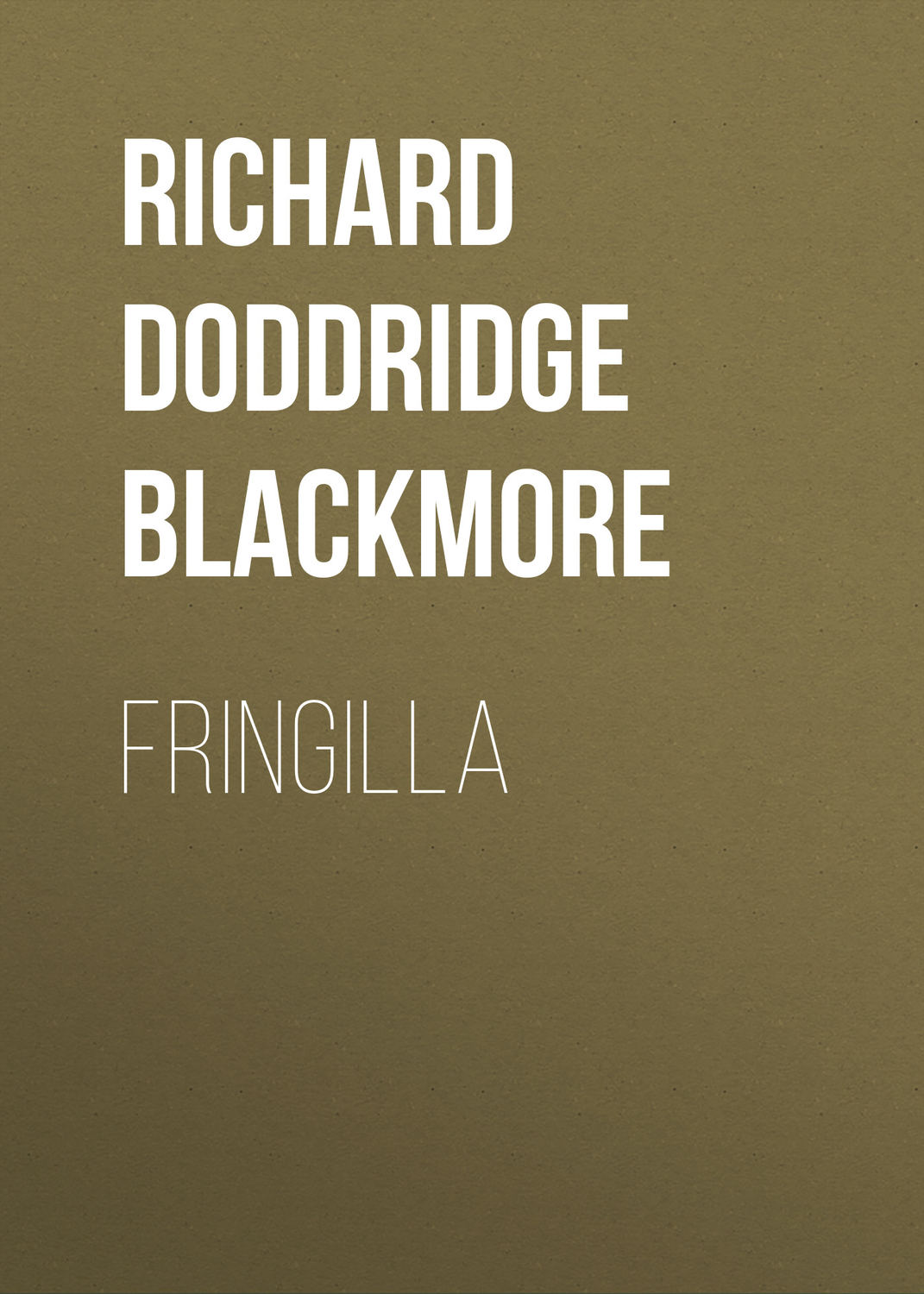 Обложка книги «Fringilla»