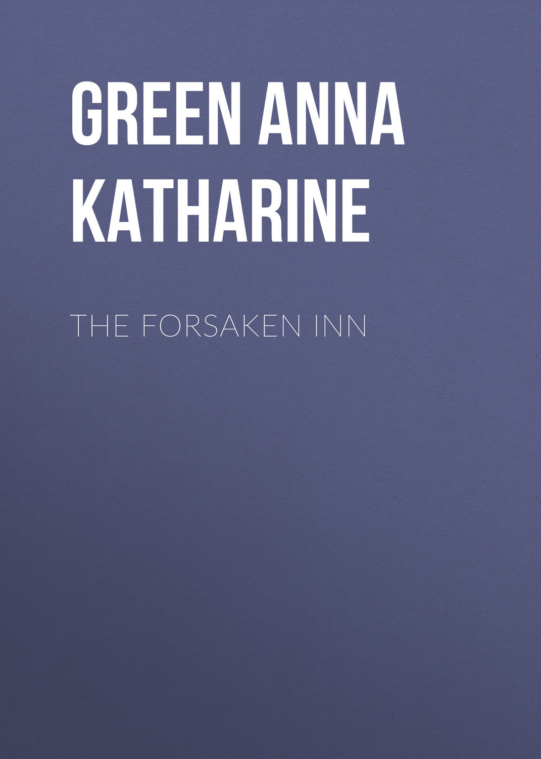 Обложка книги «The Forsaken Inn»