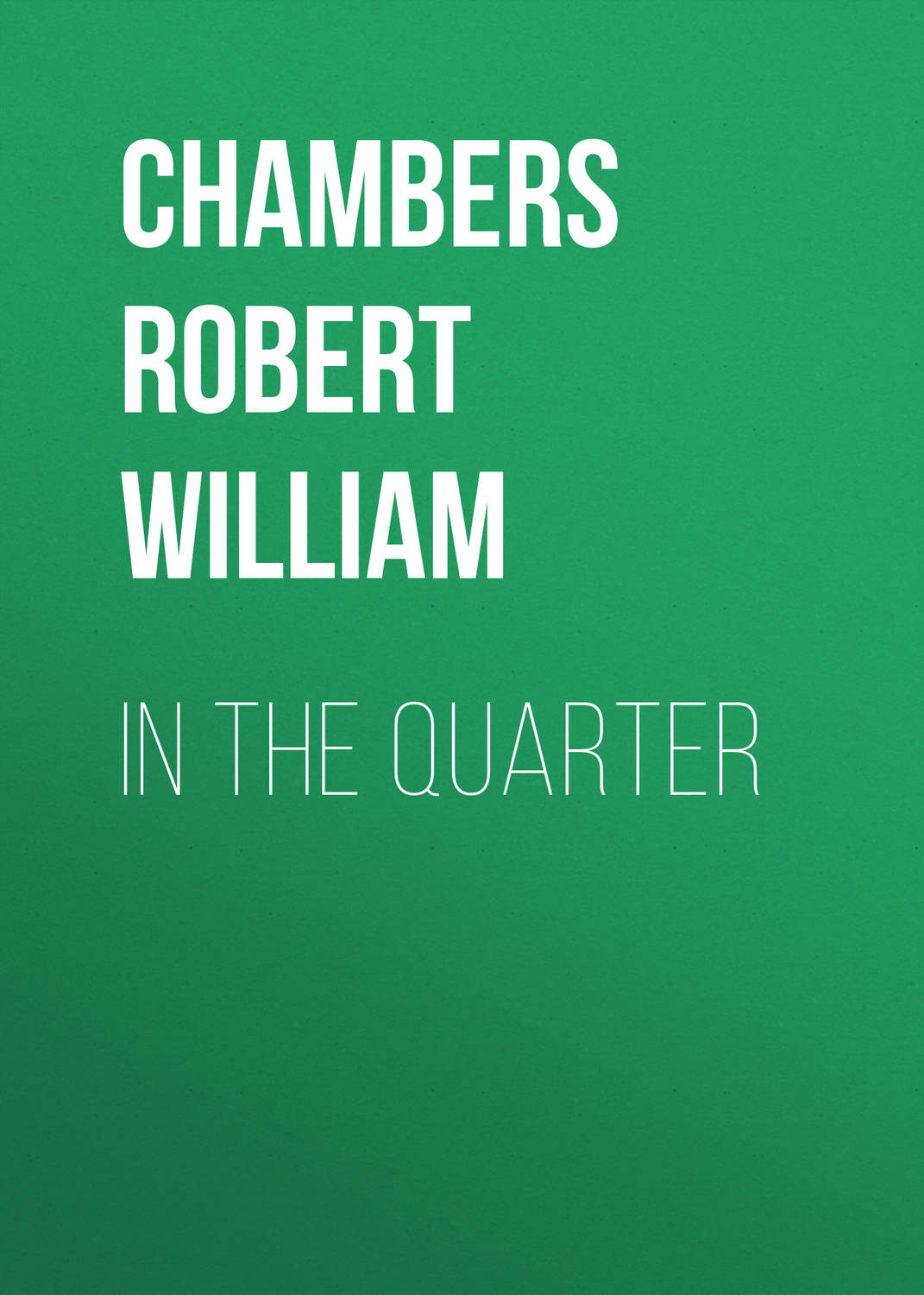 Обложка книги «In the Quarter»