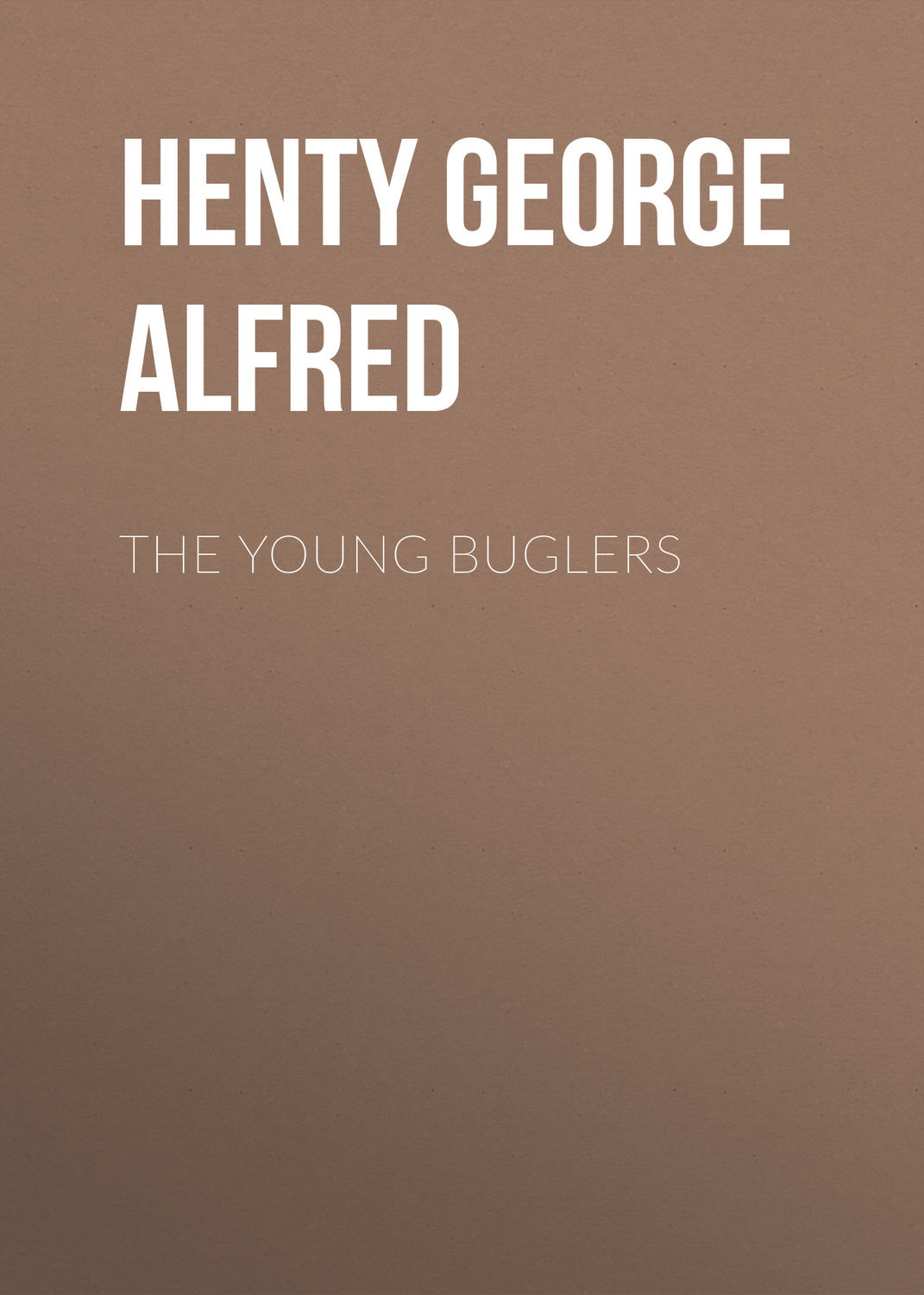 Обложка книги «The Young Buglers»