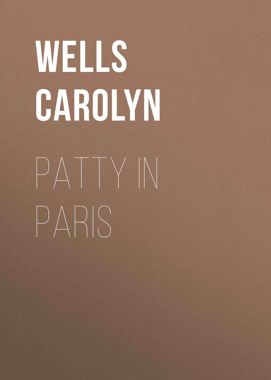 Обложка книги «Patty in Paris»