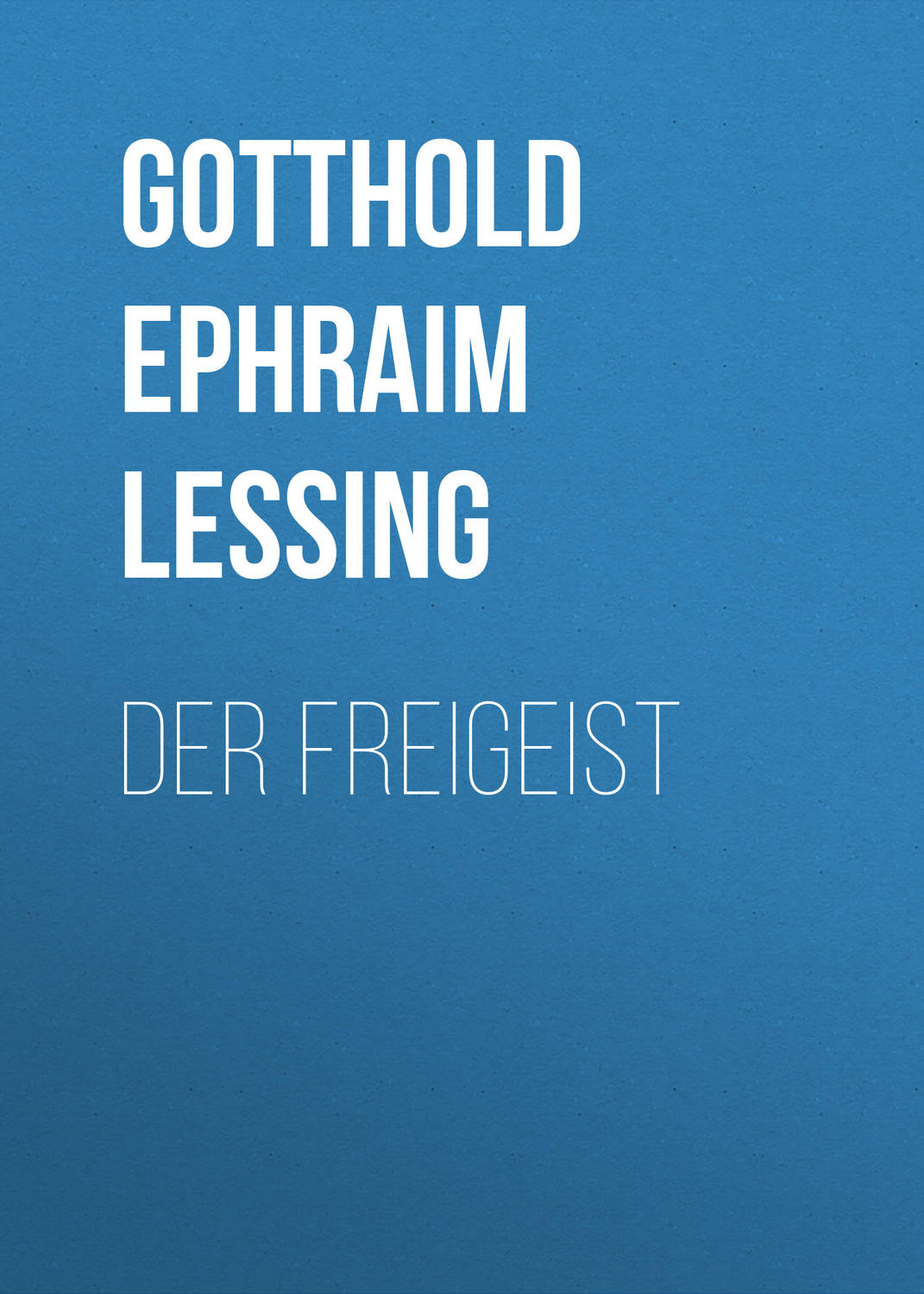 Обложка книги «Der Freigeist»