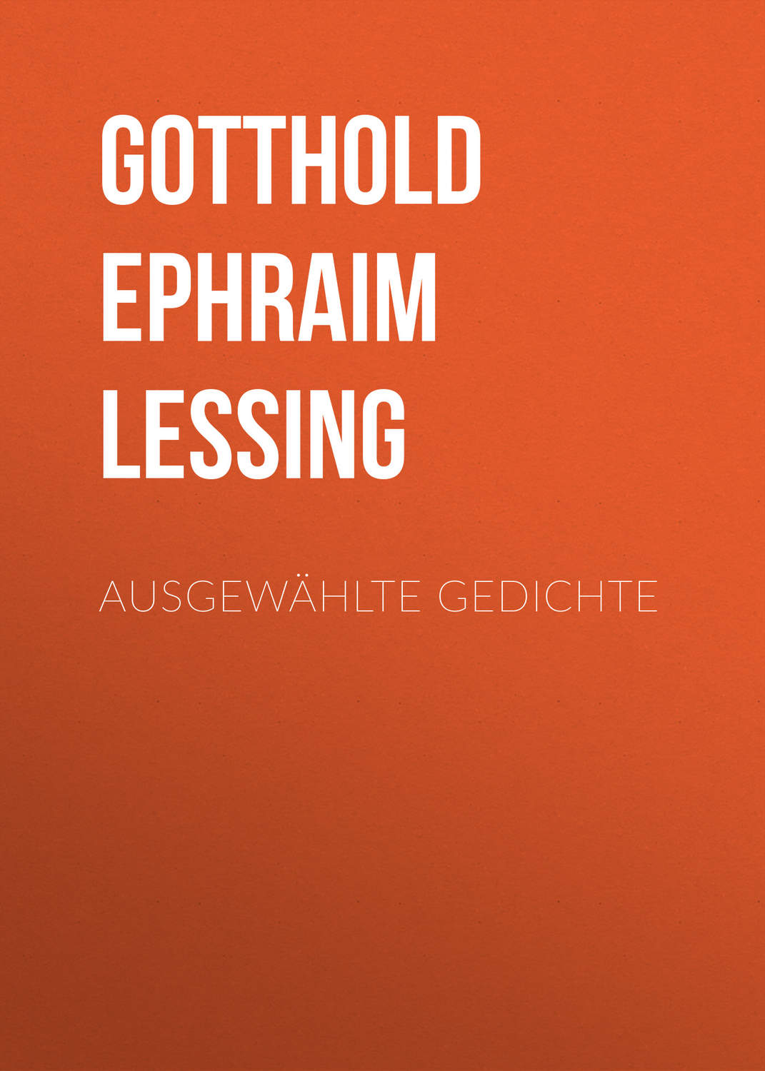 Обложка книги «Ausgewählte Gedichte»