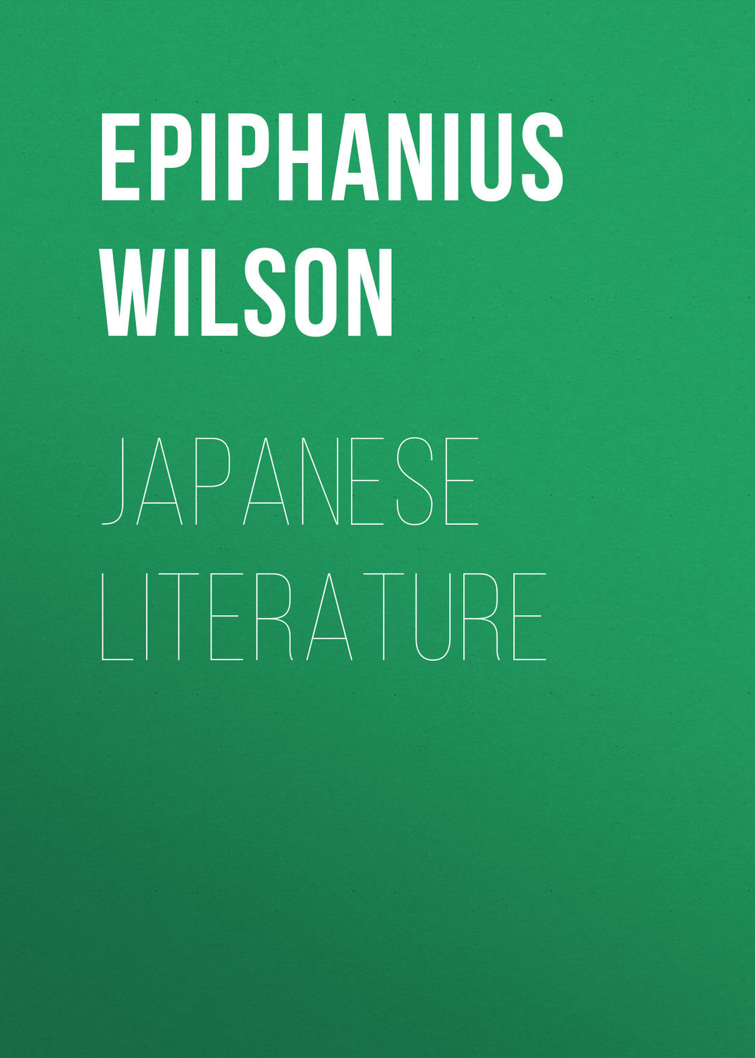 Обложка книги «Japanese Literature»