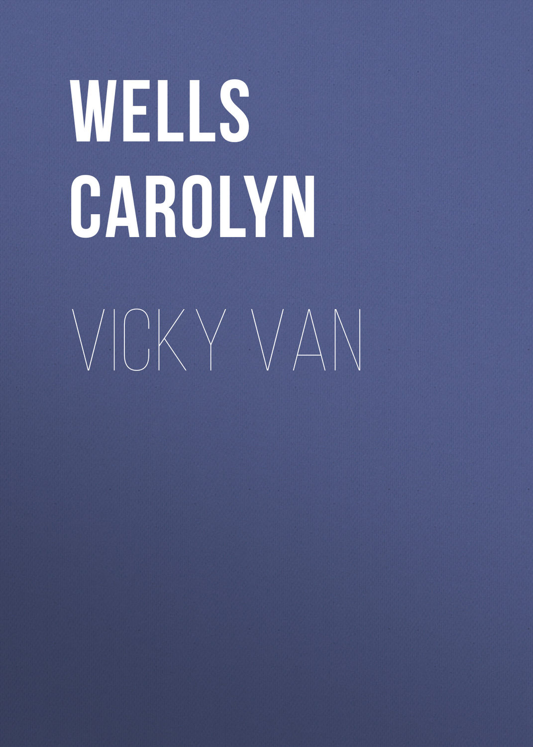 Обложка книги «Vicky Van»