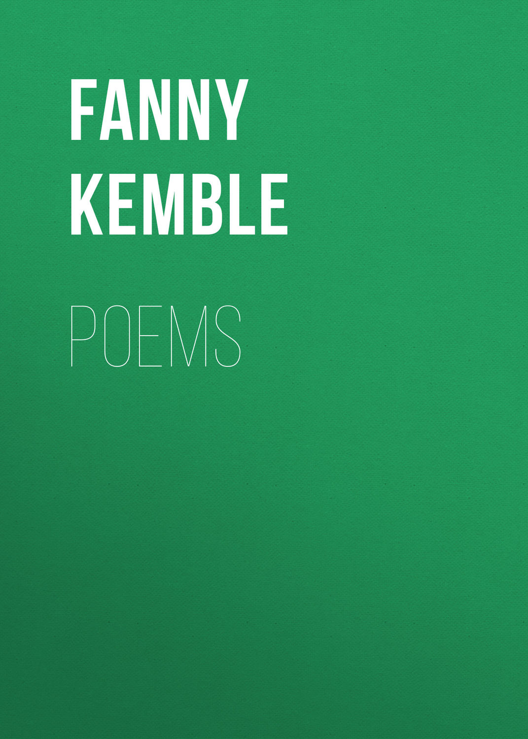 Обложка книги «Poems»