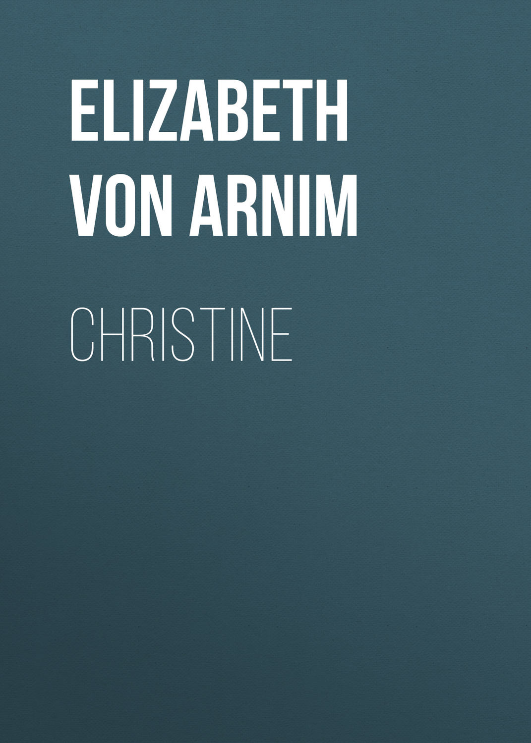 Обложка книги «Christine»